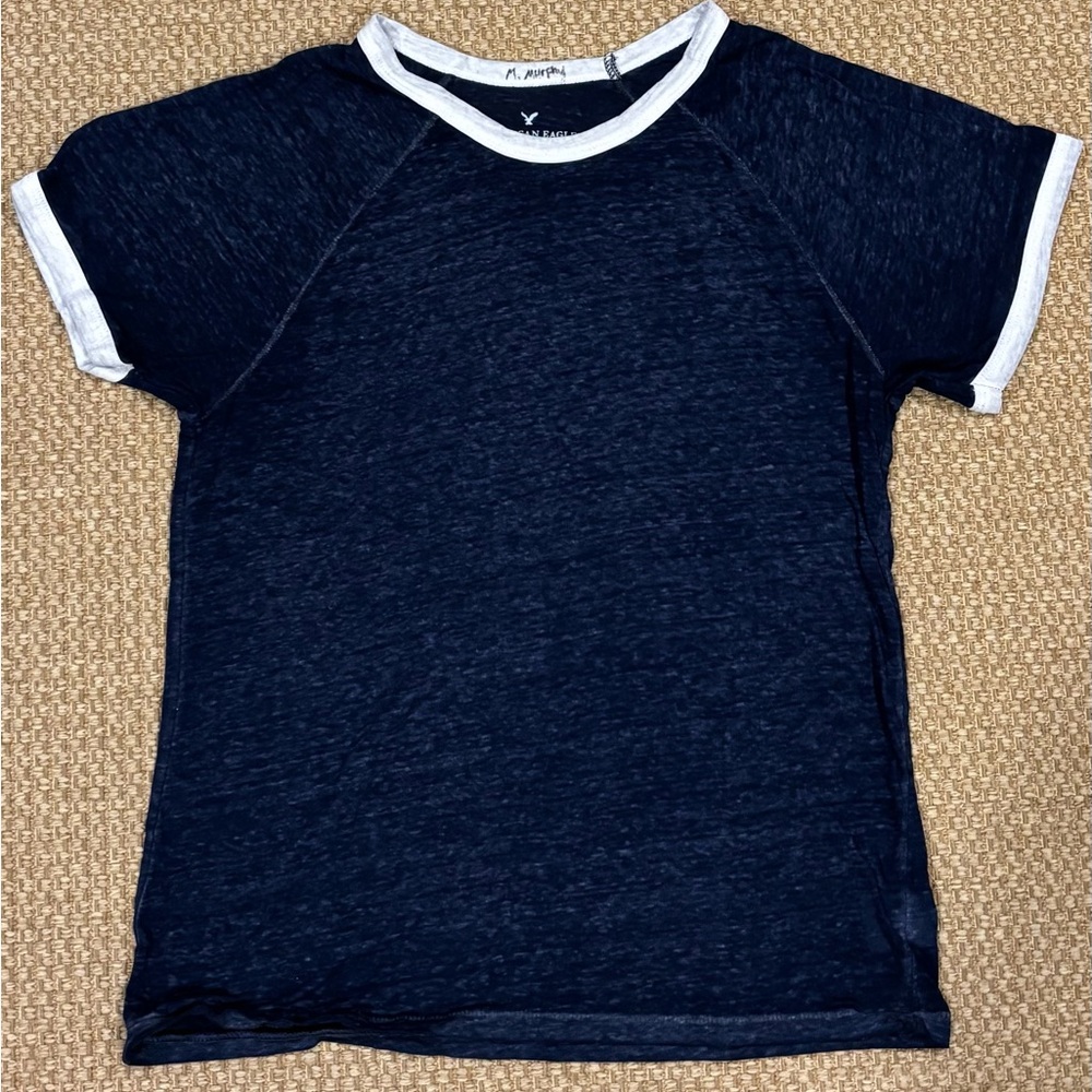 American Eagle Outfitters Navy Blue Kids Tee